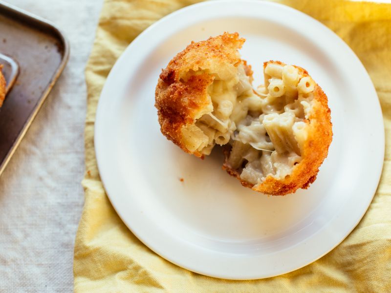 Deep-Fried Mac and Cheese Balls