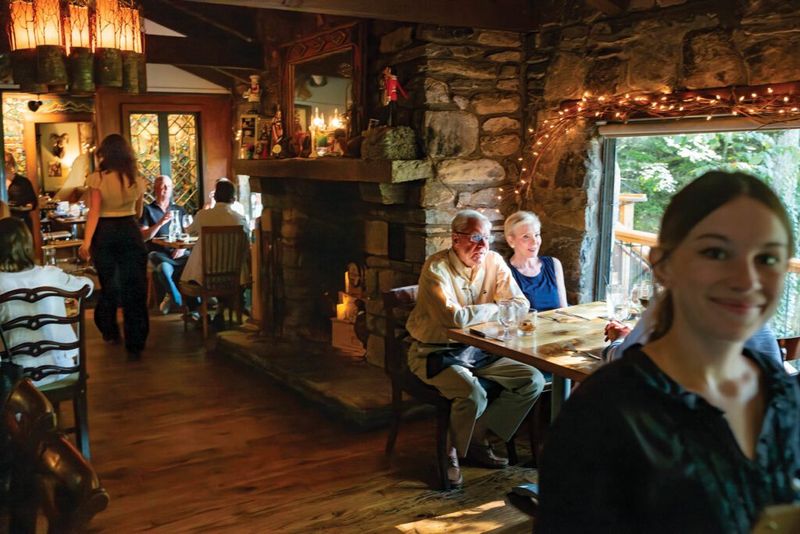 The Fireplace Nook at Gamekeeper Restaurant