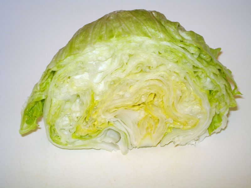 Iceberg lettuce salads