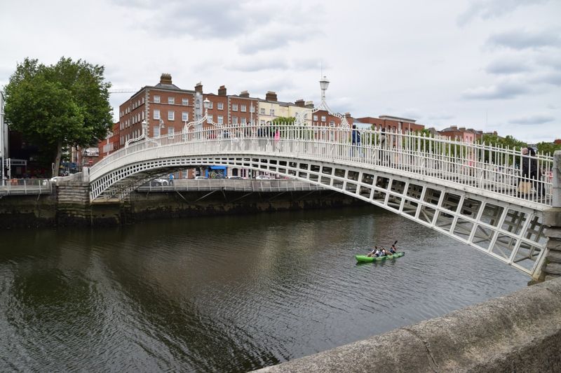 Dublin, Ireland — Liffey Boardwalk & Quays