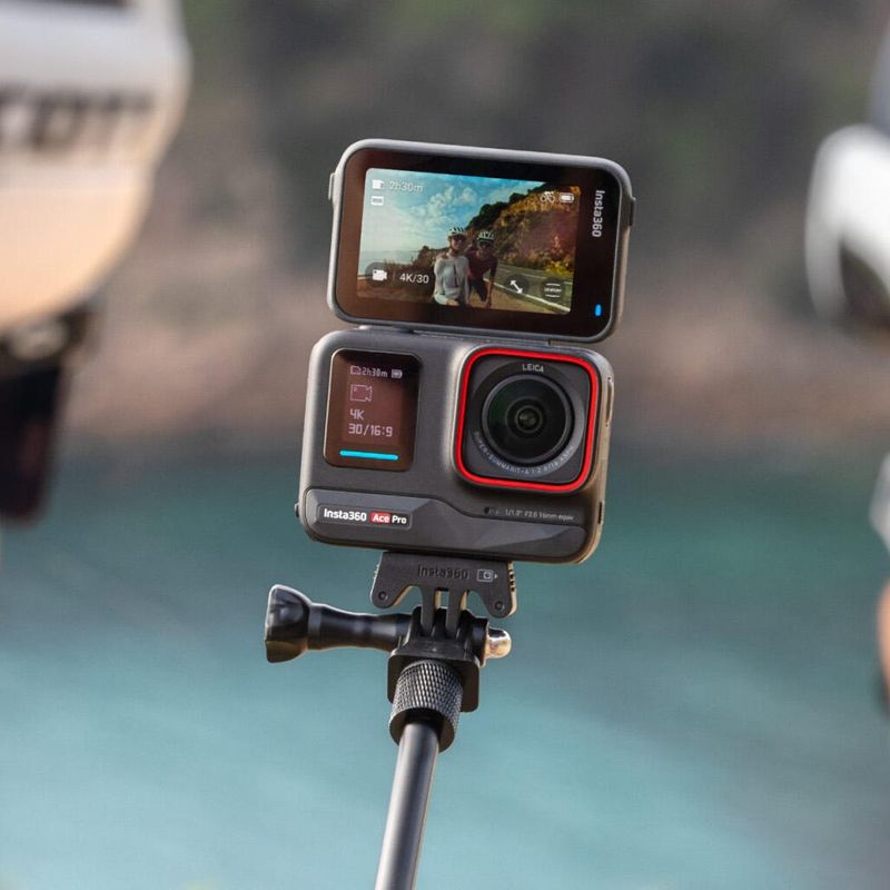Insta360 Ace Pro — best small cam for low-light action + flip screen framing