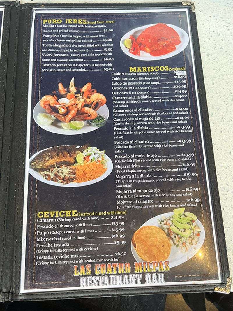 Unpretentious Just Right Menu