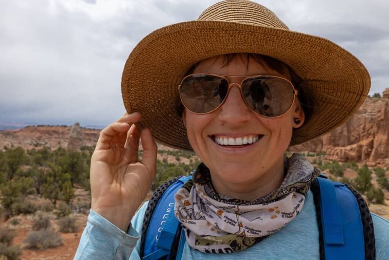 Wide-Brim Hat and UV-Blocking Sunglasses