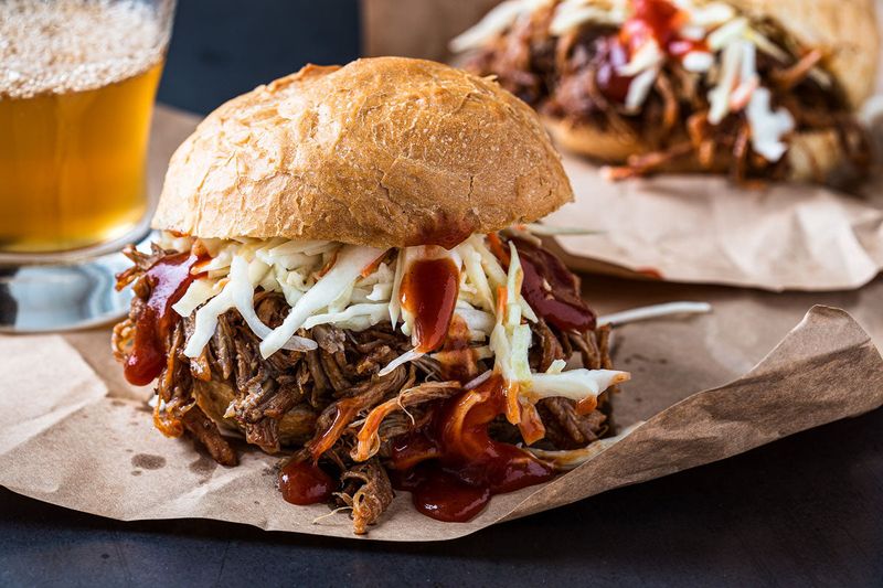 Slaw on BBQ Sandwiches