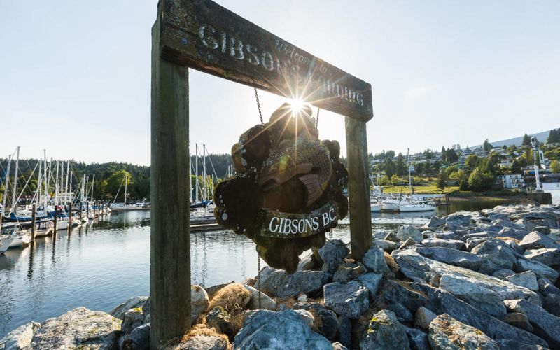 Gibsons: the postcard gateway (and a bit of TV lore)