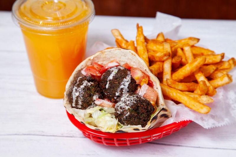 Falafel Sandwich — Mamoun's Falafel (Greenwich Village Original)