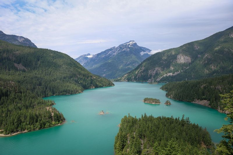 The Lakes Are Unbelievably Blue