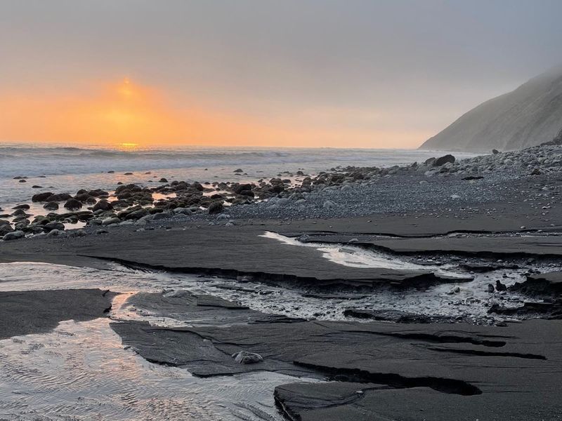 Black Sands Beach Is a Geological Wonder