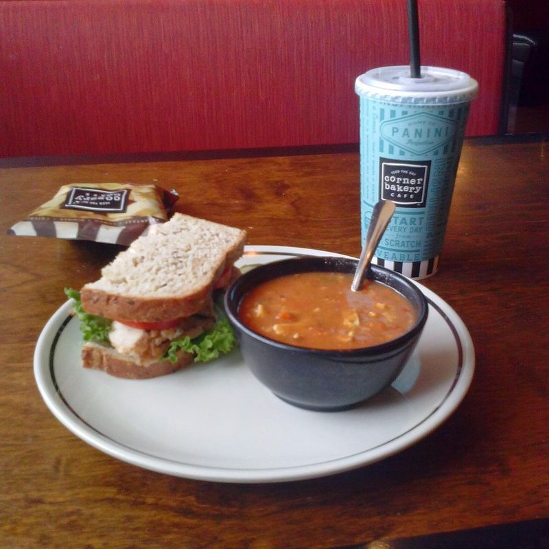Corner Bakery Cafe — Tomato Basil & Chicken Noodle