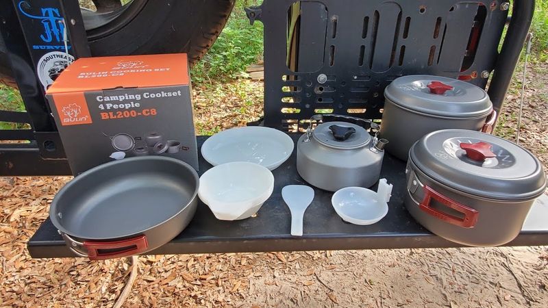 Bulin Camping Cookware Mess Kit