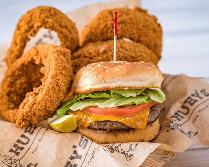 Huey's Famous Memphis Cheese Burger