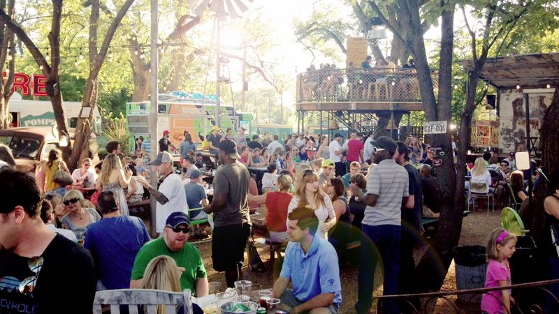 Truck Yard (Lower Greenville) — Food-Truck Backyard with a Treehouse