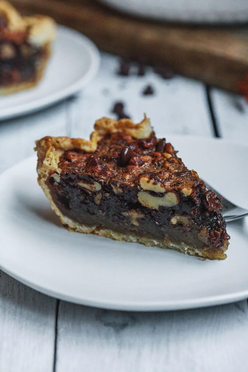 Bourbon Chocolate-Walnut Pie