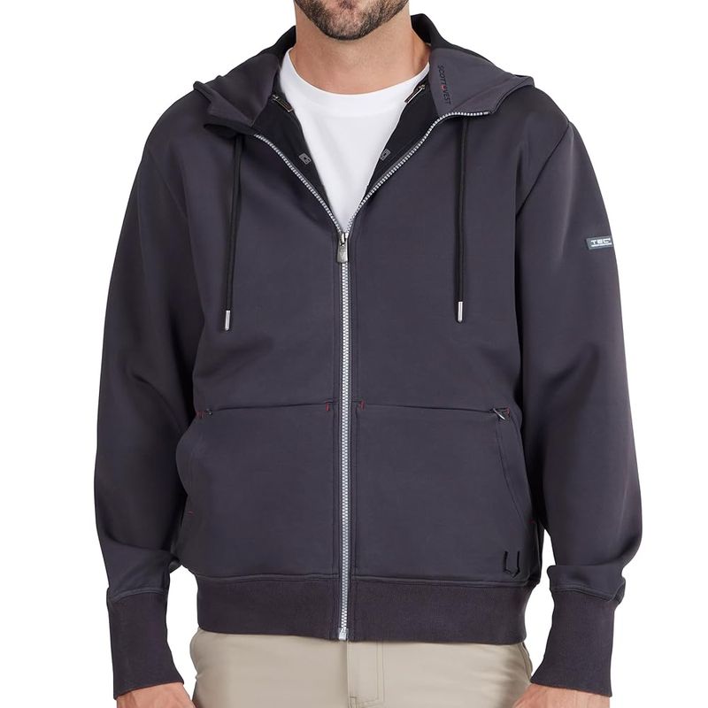 SCOTTeVEST Men's Hoodie Cotton Zip Travel