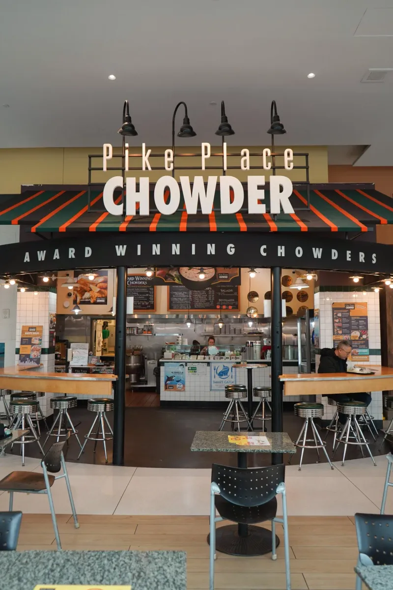 Pike Place Chowder (Post Alley) — the line is for a reason