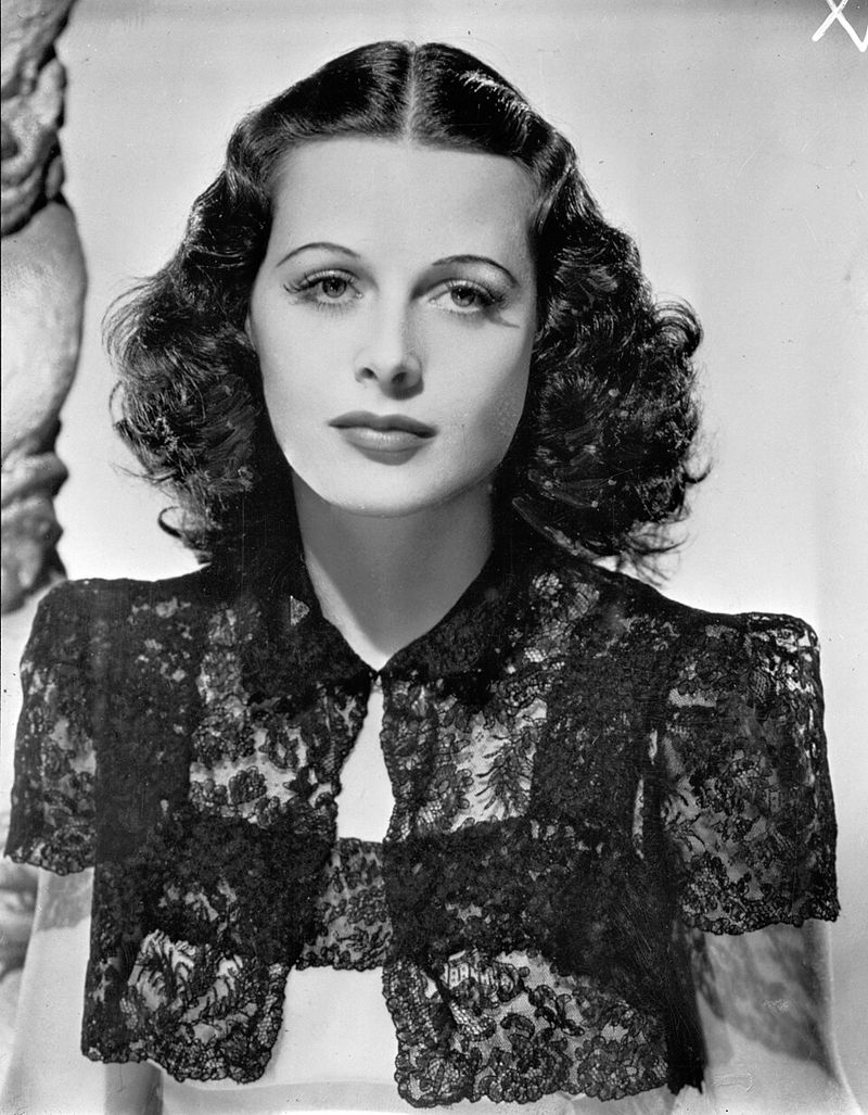 Hedy Lamarr — Breathtaking on screen in Samson and Delilah and an inventor whose tech ideas prefigured Wi-Fi and Bluetooth.