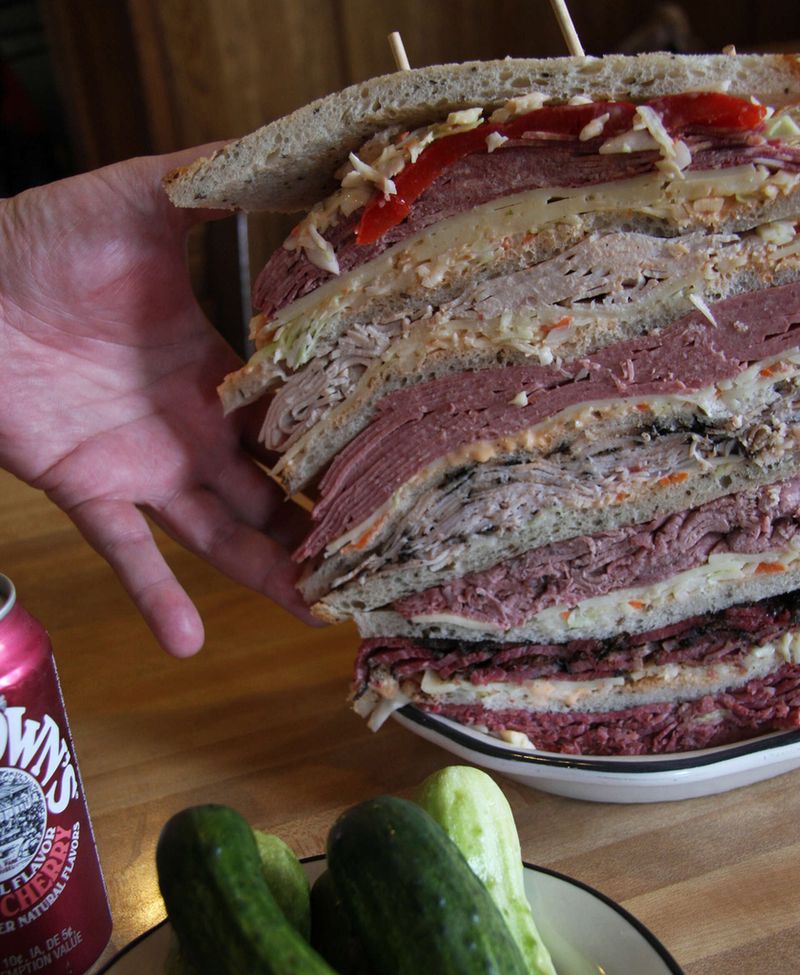 Zellagabetsky Sandwich Challenge (Kenny & Ziggy's, Houston)