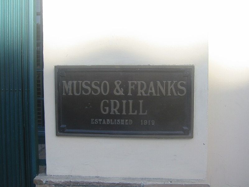 Musso & Frank Grill – Los Angeles