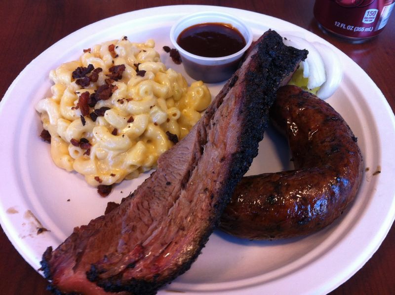 Smoked BBQ Mac & Cheese — Pecan Lodge, Dallas, TX