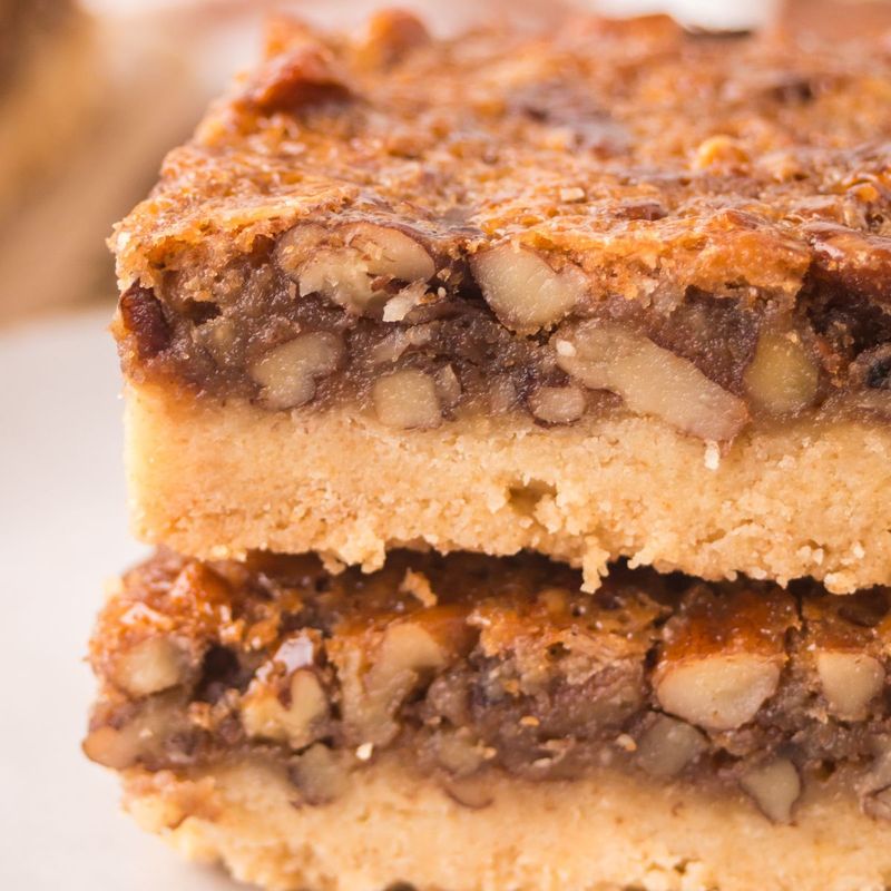 Pecan Shortcake with Ice Cream
