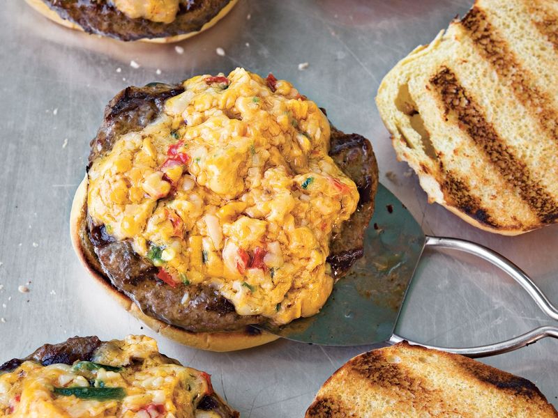 Tennessee Pimento Cheese-Stuffed Burger (Homemade Recipe)