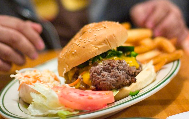 Jackson Hole - The Burger That Could Barely Fit in a Bun