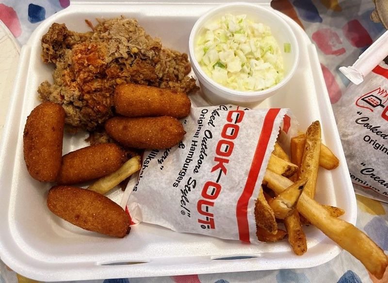 Cook Out — Various NC Locations