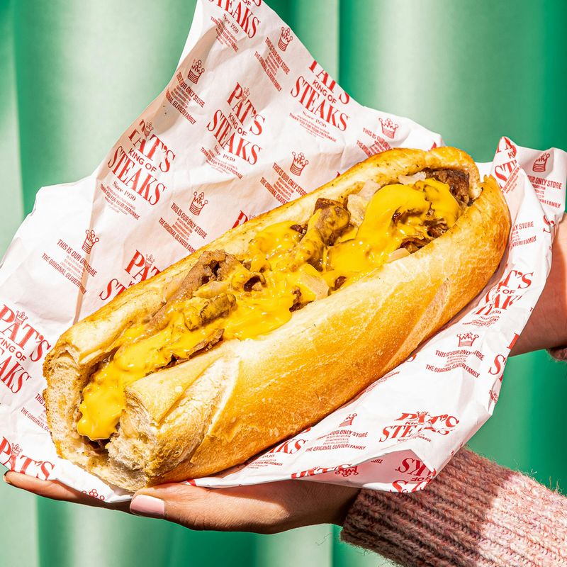 Philly cheesesteak at Pat's King of Steaks (Philadelphia, PA)