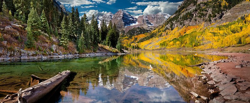 Maroon Lake Scenic Loop — Aspen, Colorado (about 1.5–1.9 miles loop, easy)