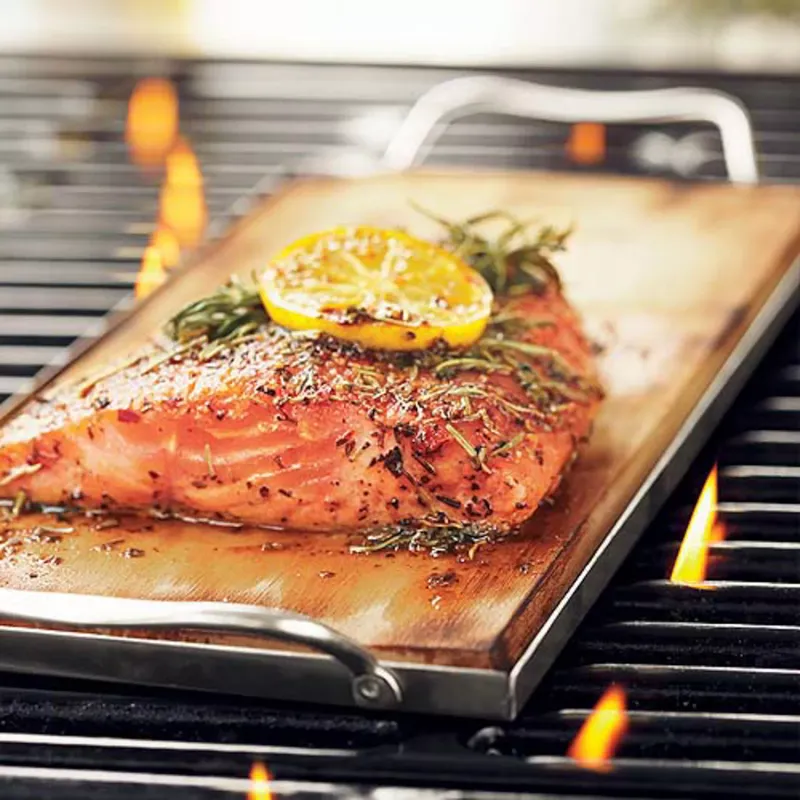 Portland City Grill’s Cedar-Planked Salmon