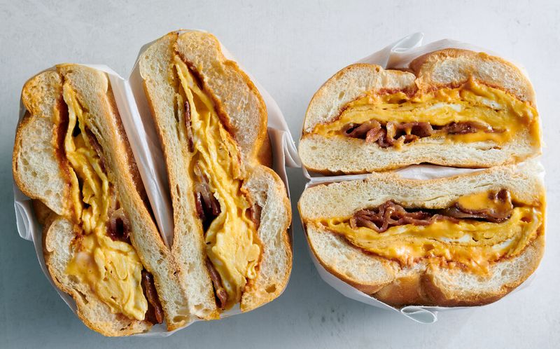 Bodega Bacon, Egg, and Cheese (The “BEC”)