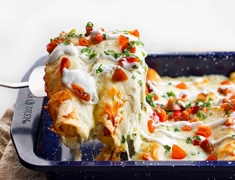 Seafood Enchiladas