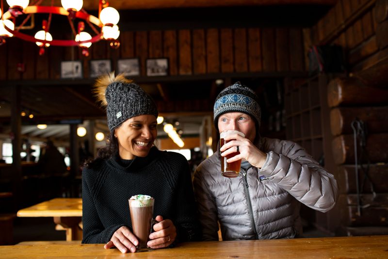 Après-ski and relaxation matter, warm up with local food and drink