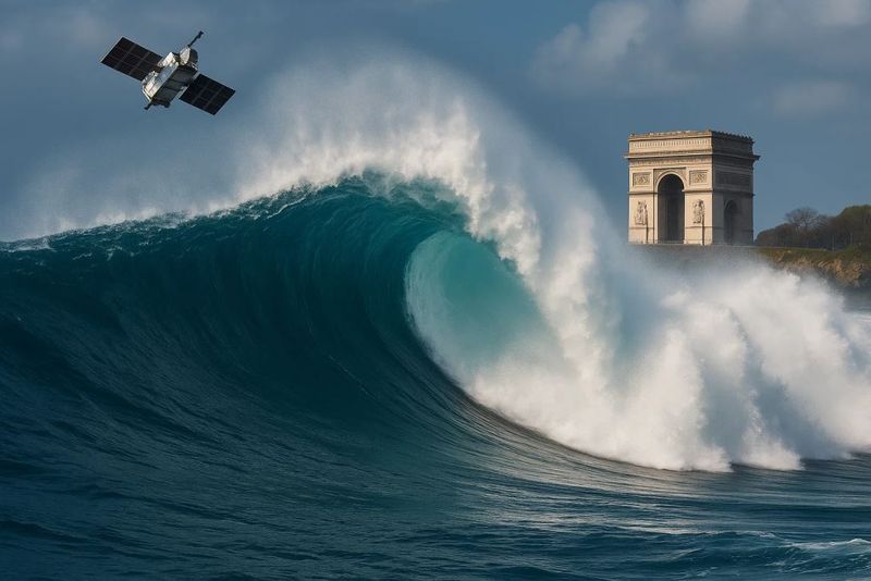 Waves as Tall as the Arc de Triomphe