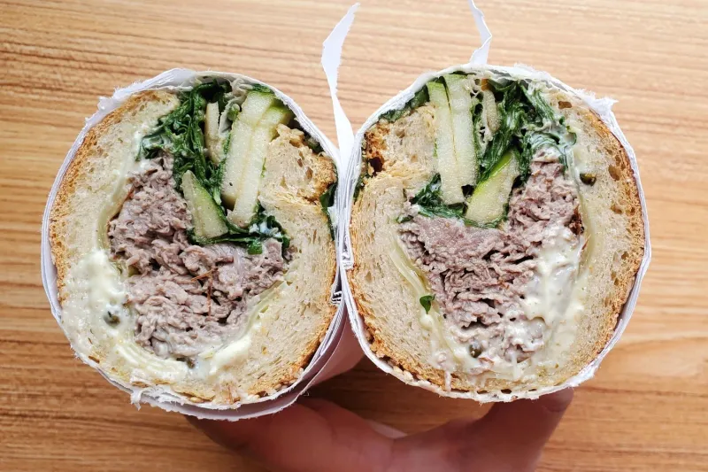 Palm City Wines' Roast Pork Hoagie — Outer Sunset, San Francisco