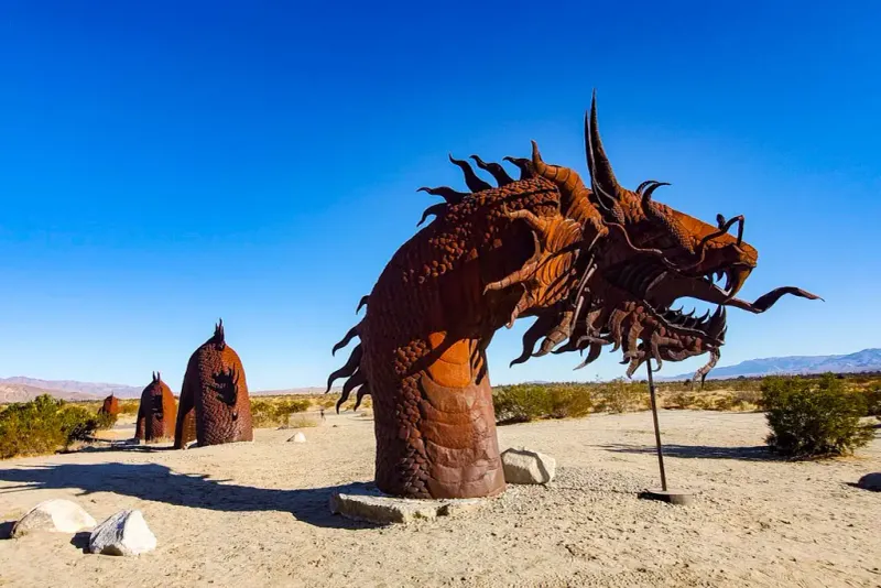 Anza-Borrego Desert State Park (I-8 or I-10 → CA-78) — 150 miles