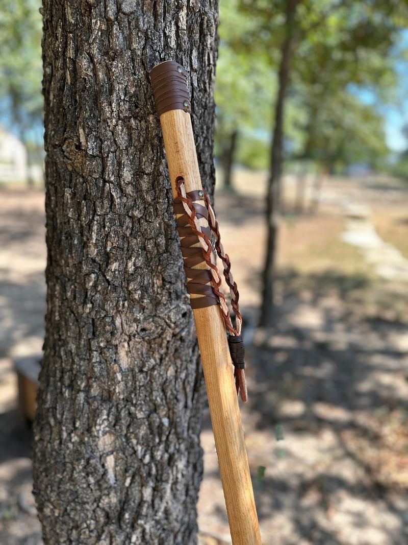 Artisan Wooden Hiking Staff