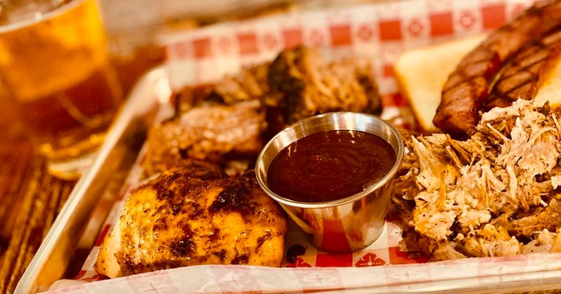 The wings are smoked, then crisped and sauced