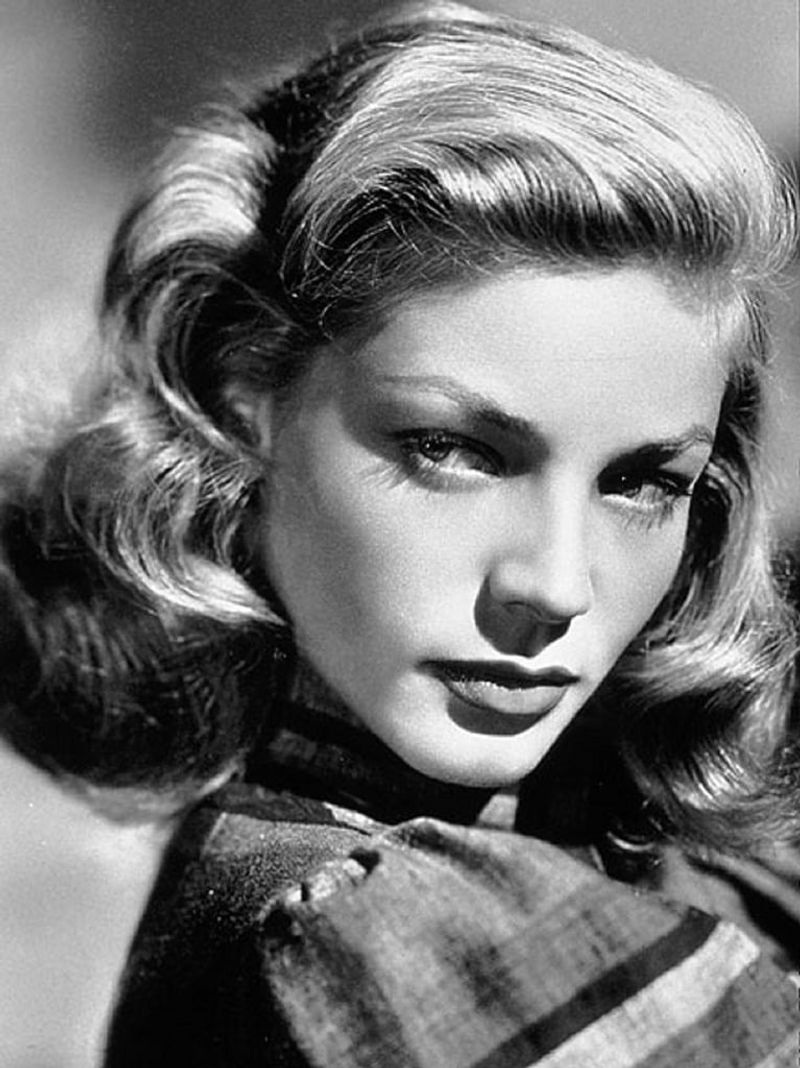 Lauren Bacall — The sultry look, smoky voice, and wised-up elegance opposite Bogart in To Have and Have Not and The Big Sleep.