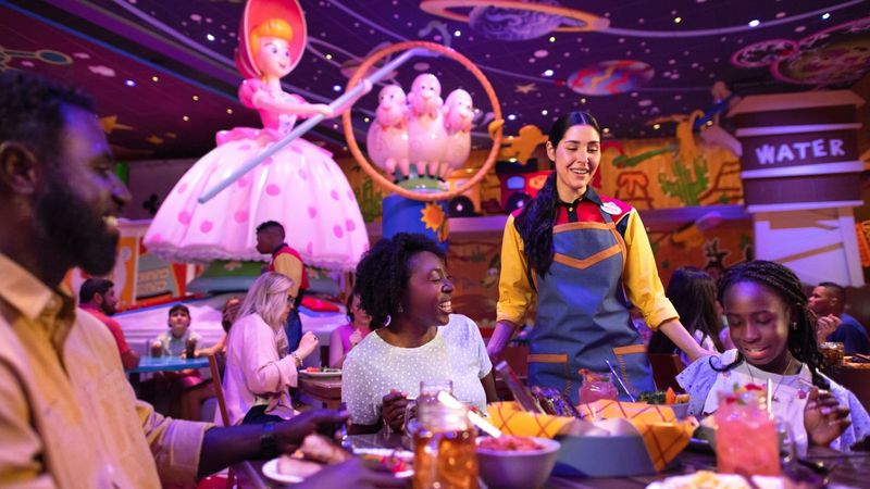 Toy Story → Roundup Rodeo BBQ or Woody's Lunch Box (Hollywood Studios, Toy Story Land)