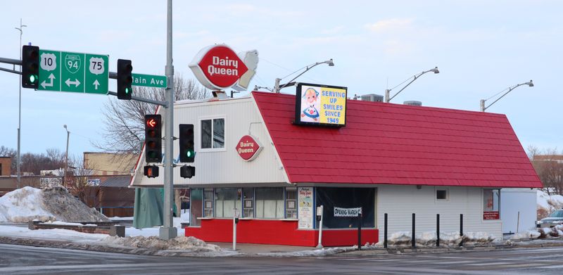 Classic Midwest flavor: the original Moorhead Dairy Queen (home of the Dilly Bar)
