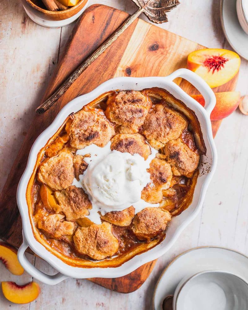 Peach Cobbler and Fresh Peach Desserts