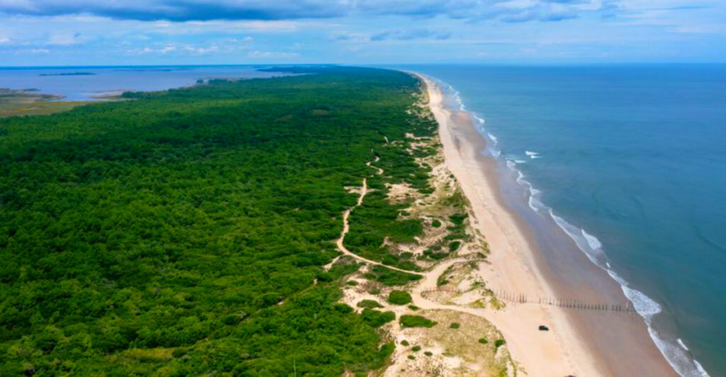 Beautiful Undiscovered Virginia State Park with Six Miles of Empty Oceanfront