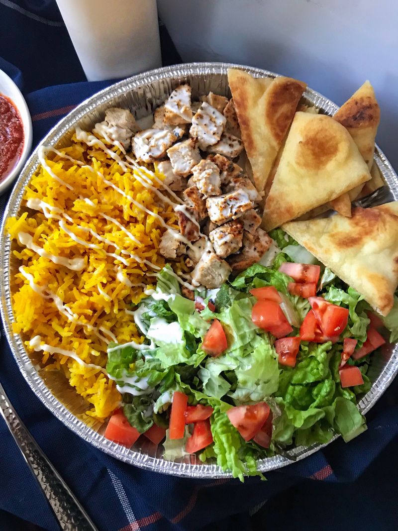 Chicken (or Gyro) Over Rice — The Halal Guys (Midtown, 53rd & 6th Cart)