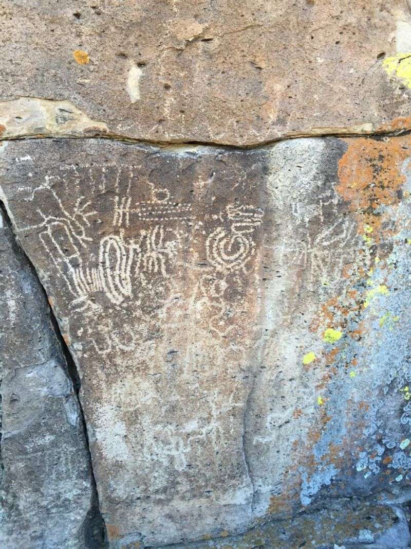 The Rock Art Tells Ancient Stories