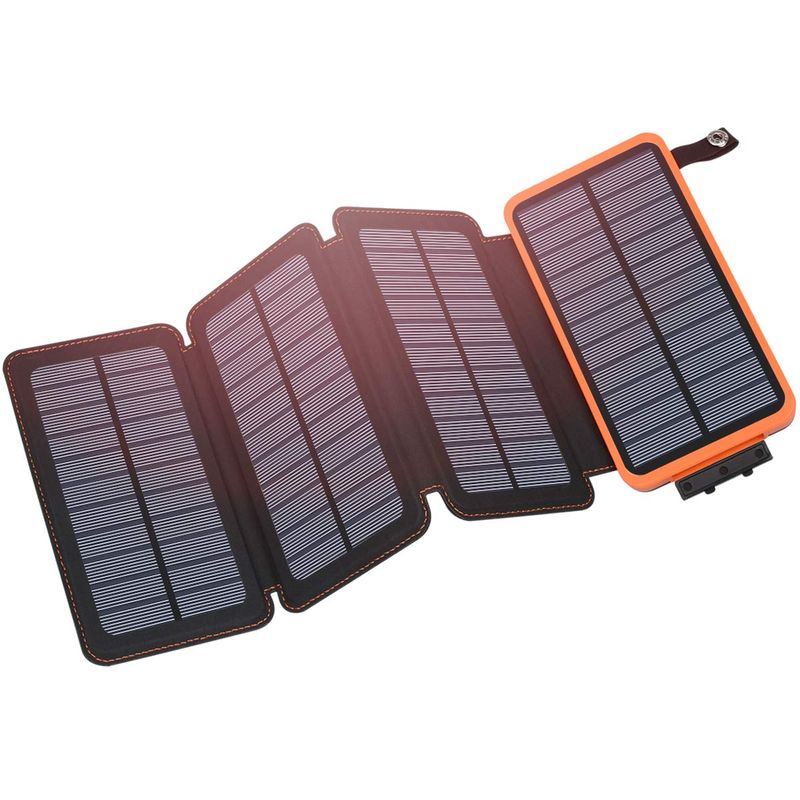 Portable Power Bank with Solar Charging