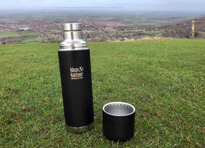 Klean Kanteen TKPro (25 oz / 750 ml) — Best plastic-free thermos with cup