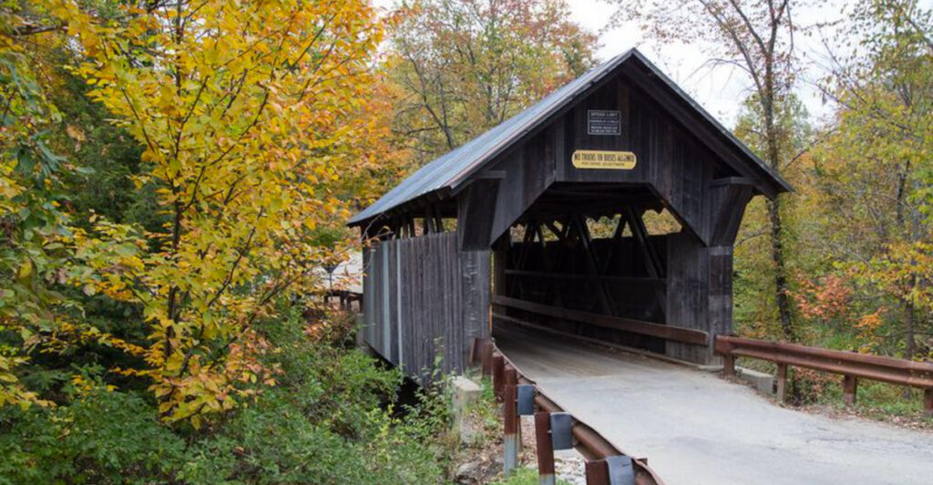 This Vermont Covered Bridge Has Been a Fall Favorite for Decades
