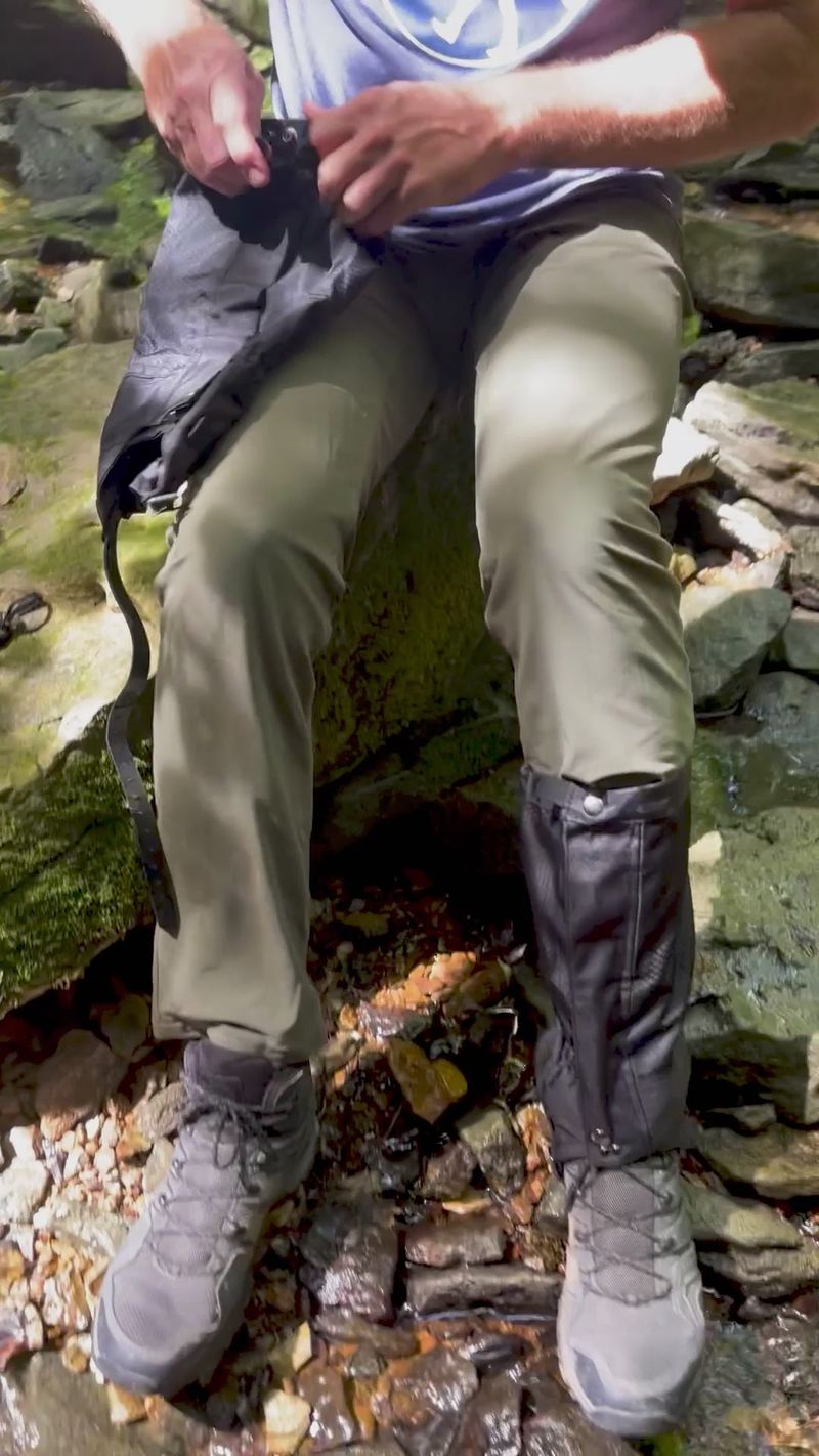 Gaiters to keep mud and water out of your shoes