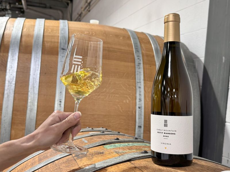 Recent bona fides: medals for Petit Manseng